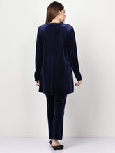 Load image into Gallery viewer, Velvet Shirt - Blue
