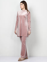 Load image into Gallery viewer, Velvet Shirt - Tea Pink
