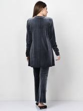 Load image into Gallery viewer, Velvet Shirt - Dark Grey
