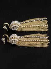 Load image into Gallery viewer, Rhinestone Tassel Earrings
