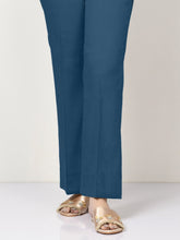 Load image into Gallery viewer, Unstitched Cambric Trouser - Blue
