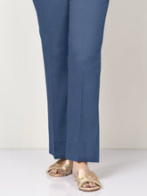 Load image into Gallery viewer, Unstitched Cambric Trouser - Blue
