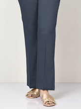 Load image into Gallery viewer, Unstitched Cambric Trouser - Navy Blue
