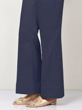 Load image into Gallery viewer, Unstitched Cambric Trouser - Dark Blue
