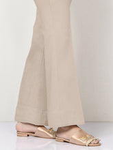 Load image into Gallery viewer, Unstitched Cambric Trouser -Beige
