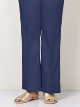 Load image into Gallery viewer, Unstitched Cambric Trouser - Navy Blue
