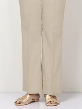 Load image into Gallery viewer, Unstitched Cambric Trouser - Beige
