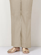 Load image into Gallery viewer, Unstitched Cambric Trouser -Beige
