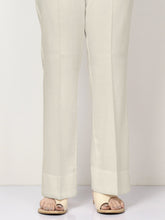 Load image into Gallery viewer, Unstitched Cambric Trouser -Cream
