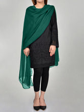 Load image into Gallery viewer, Chiffon Dupatta-Emerald Green
