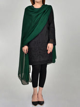 Load image into Gallery viewer, Chiffon Dupatta-Bottle Green
