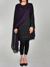 Load image into Gallery viewer, Chiffon Dupatta-Dark Purple
