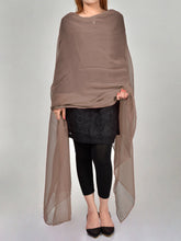 Load image into Gallery viewer, Chiffon Dupatta-Sand Grey
