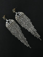 Load image into Gallery viewer, Tassel Rhinestone Earrings
