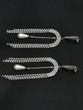 Load image into Gallery viewer, Crystal Pearl Earrings

