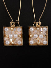 Load image into Gallery viewer, Square Drop Earrings
