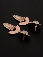 Load image into Gallery viewer, Colored Metallic Earrings
