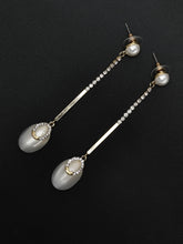 Load image into Gallery viewer, Long Stone Earrings
