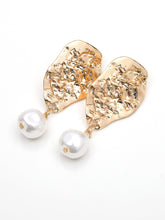 Load image into Gallery viewer, Textured Metal Earrings
