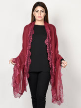 Load image into Gallery viewer, Net Bordered Scarf
