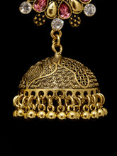 Load image into Gallery viewer, Floral Jhumka Earrings
