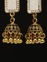 Load image into Gallery viewer, Colored Jhumka Earrings
