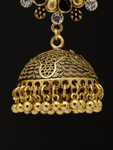 Load image into Gallery viewer, Floral Jhumka Earrings
