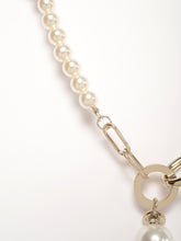 Load image into Gallery viewer, Chained Pearl Necklace
