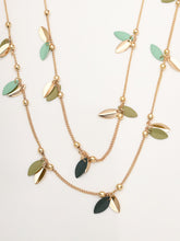 Load image into Gallery viewer, Layered Leaves Necklace
