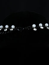 Load image into Gallery viewer, Rhinestone Pearl Necklace
