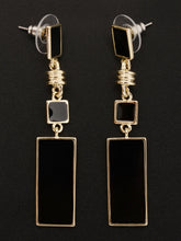 Load image into Gallery viewer, Rectangular Drop Earrings
