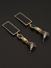 Load image into Gallery viewer, Rectangular Drop Earrings
