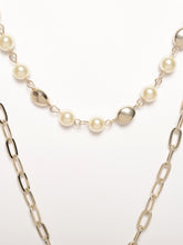 Load image into Gallery viewer, Pearl Chain Necklace
