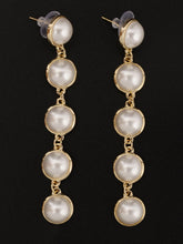 Load image into Gallery viewer, Long Pearl Earrings

