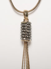 Load image into Gallery viewer, Rhinestone Pearl Necklace
