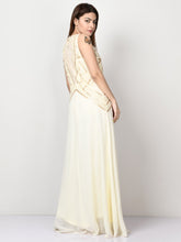 Load image into Gallery viewer, Sequin Embroidered Net Dress - Off White
