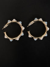Load image into Gallery viewer, Studded Hoops
