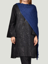 Load image into Gallery viewer, Crushed Dupatta-Blue
