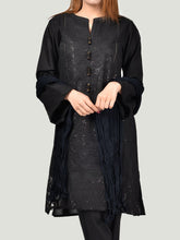 Load image into Gallery viewer, Crushed Dupatta-Dark Navy
