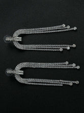 Load image into Gallery viewer, Hanging Rhinestone Earrings
