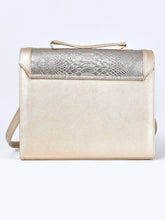 Load image into Gallery viewer, Gold Textured Handbag
