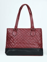 Load image into Gallery viewer, Quilted Design Shoulder Bag
