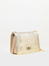 Load image into Gallery viewer, Gold Textured Handbag
