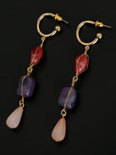Load image into Gallery viewer, Colored Stone Earrings
