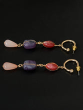 Load image into Gallery viewer, Colored Stone Earrings
