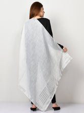 Load image into Gallery viewer, Slub Cotton Dupatta - White
