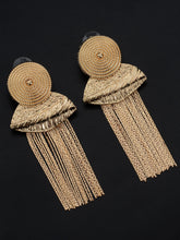 Load image into Gallery viewer, Metallic Tassel Earrings
