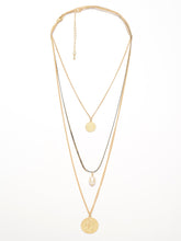 Load image into Gallery viewer, Layered Coin Necklace
