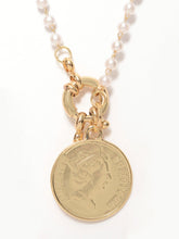 Load image into Gallery viewer, Pearl Coin Necklace
