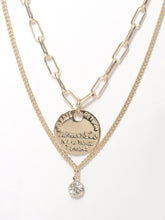 Load image into Gallery viewer, Layered Key Necklace
